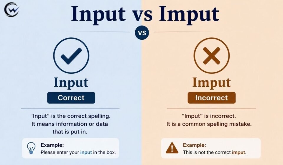 Input vs Imput
