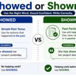 Showed or Shown