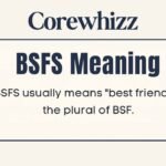 BSFS Meaning