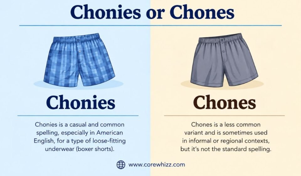 Chonies or Chones