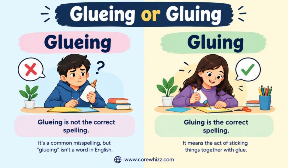 Glueing or Gluing