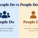 People Do vs People Does