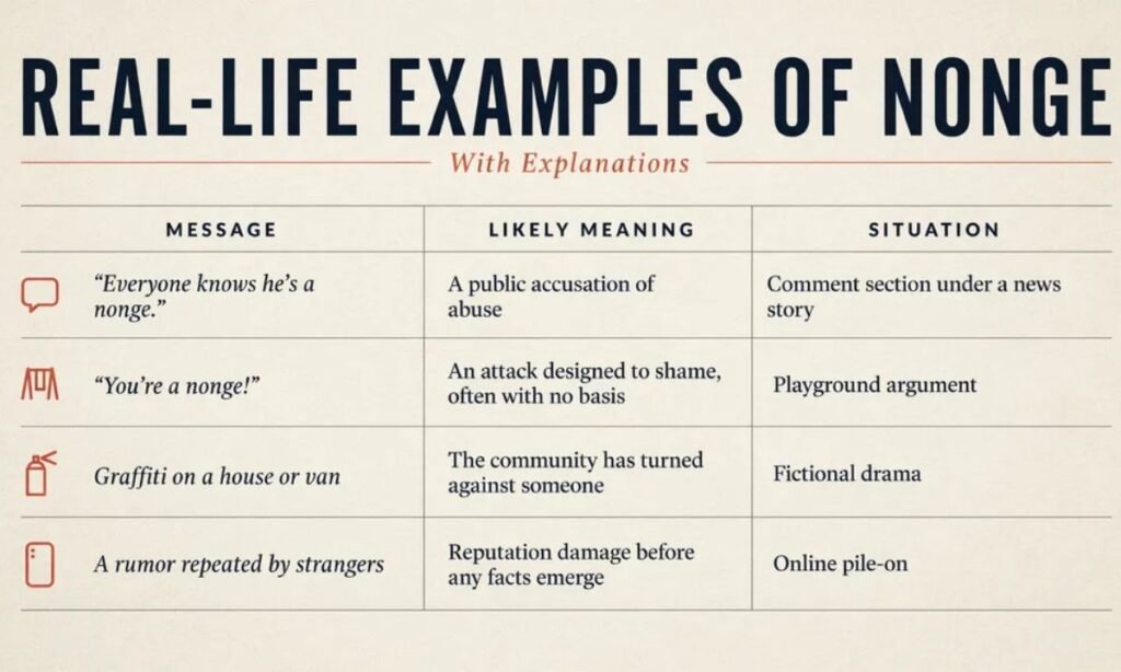 Real-Life Examples of Nonge (With Explanations)
